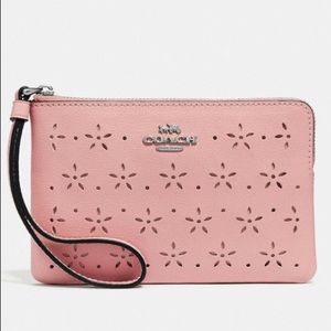 COACH Corner Zip Wristlet